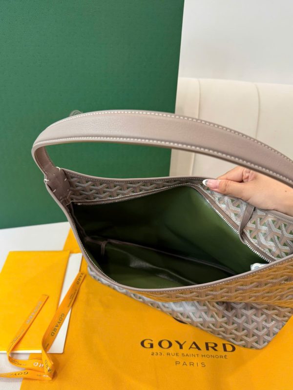 Túi Xách Goyard Boheme Hobo Like Auth Da Bê Họa Tiết Monogram 27x43x14cm (2)