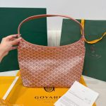 Túi Xách Goyard Boheme Hobo Rep 11 Da Bê Màu Hồng 27x43x14cm (2)