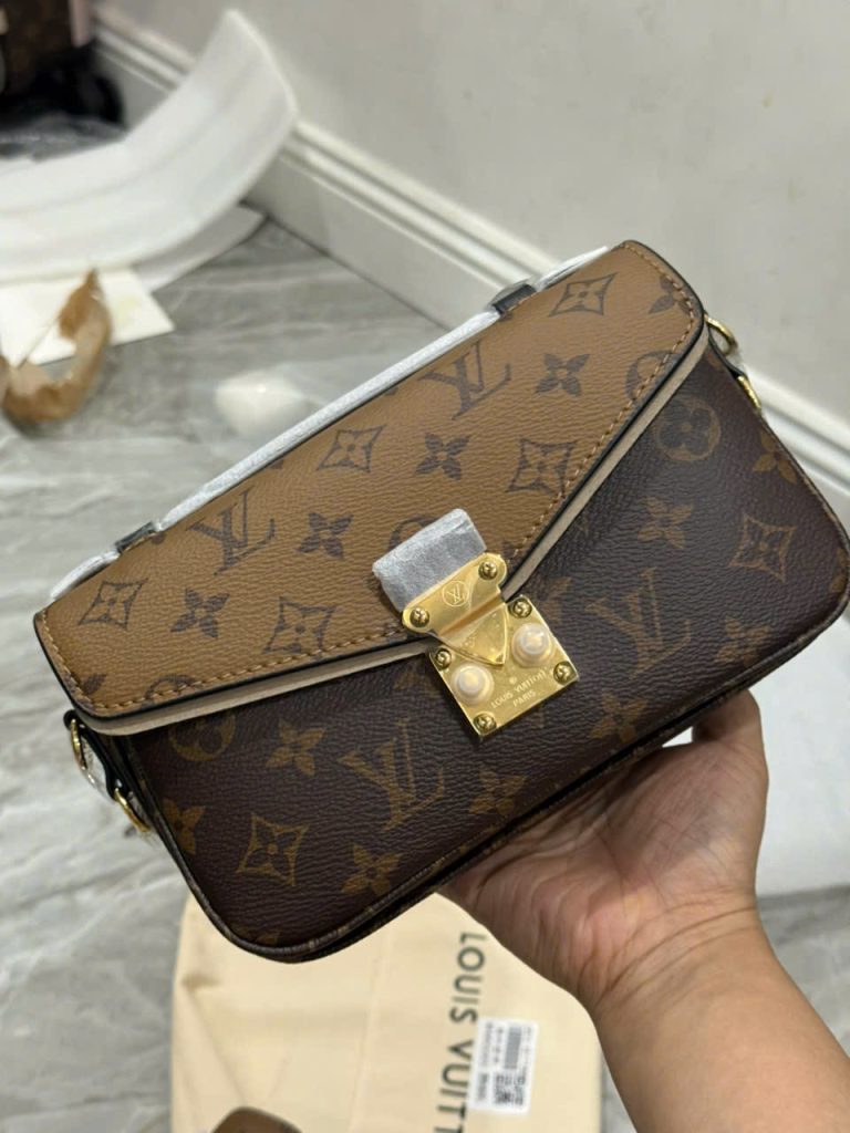 Túi Xách Louis Vuitton LV Metis Mini Siêu Cấp Nữ Họa Tiết Monogram Màu Nâu 21.5×13 (2)