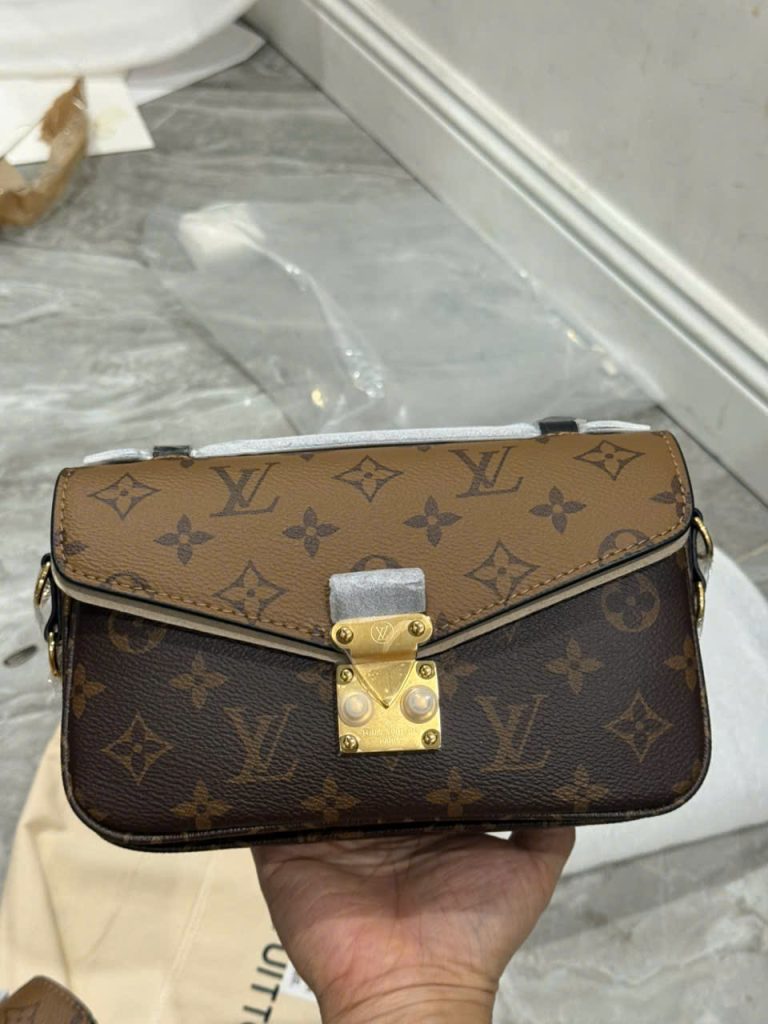 Túi Xách Louis Vuitton LV Metis Mini Siêu Cấp Nữ Họa Tiết Monogram Màu Nâu 21.5×13 (2)