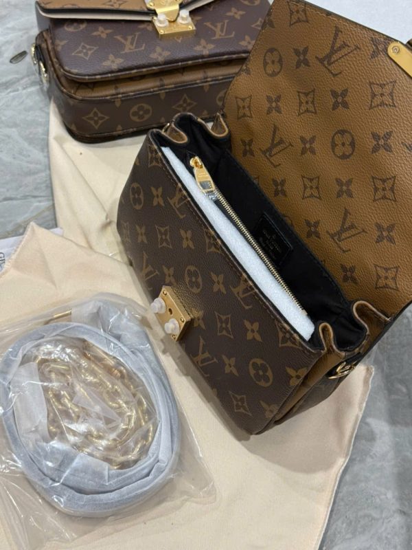 Túi Xách Louis Vuitton LV Metis Mini Siêu Cấp Nữ Họa Tiết Monogram Màu Nâu 21.5×13 (2)