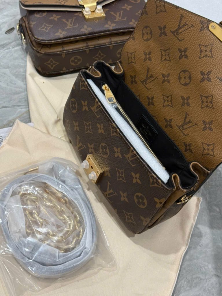 Túi Xách Louis Vuitton LV Metis Mini Siêu Cấp Nữ Họa Tiết Monogram Màu Nâu 21.5×13 (2)