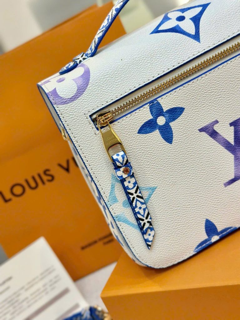Túi Xách Louis Vuitton LV Metis Siêu Cấp Họa Tiết Monogram Màu Xanh 25cm (2)