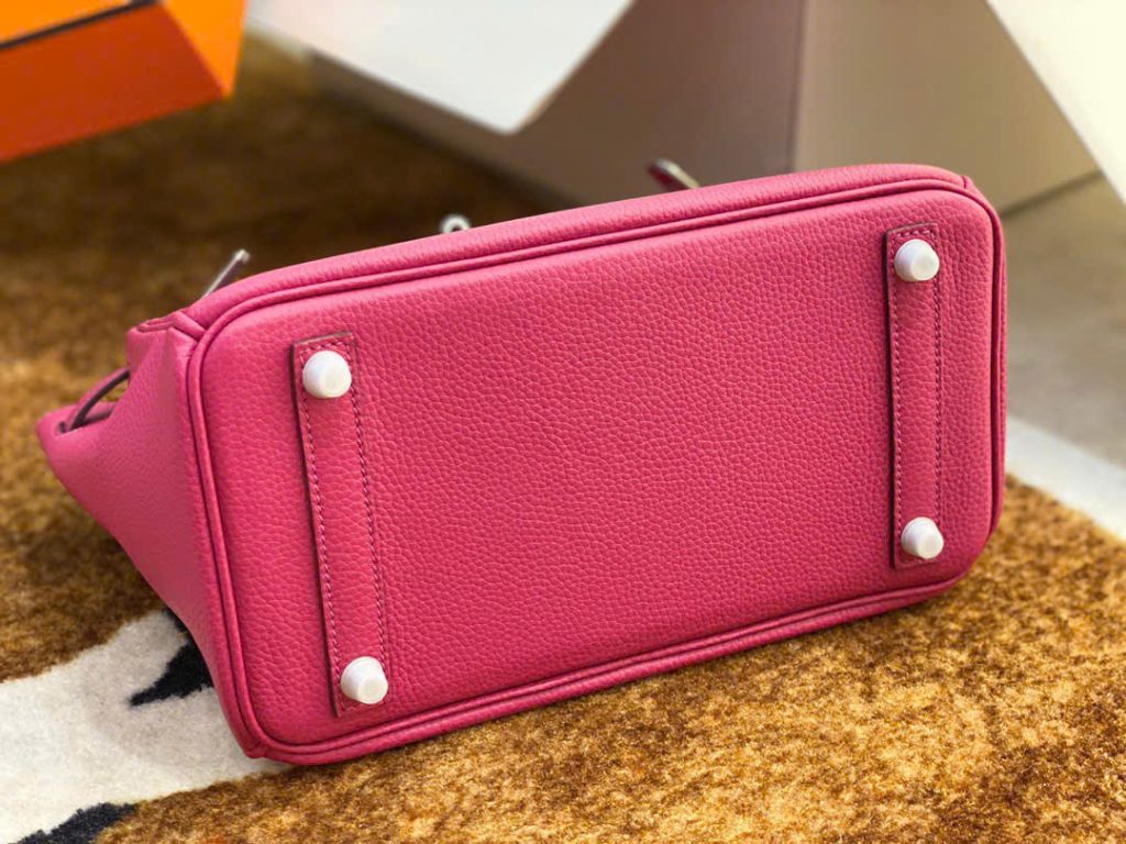 Túi Xách Nữ Hermes Birkin Replica 11 Da Togo Màu Hồng Nhập Khẩu 30cm (2)