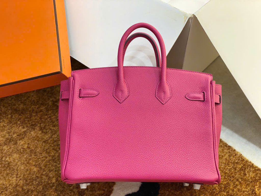 Túi Xách Nữ Hermes Birkin Replica 11 Da Togo Màu Hồng Nhập Khẩu 30cm (2)