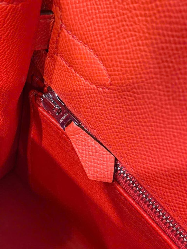 Túi Xách Nữ Hermes Kelly Replica 11 Da Epsom Màu Đỏ Nhập Khẩu 28cm (2)