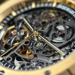 Đồng Hồ Audemars Piguet Replica 11 Royal Oak Openworked 15407 Mạ Vàng Mặt Lộ Cơ Xưởng THB 41mm (2)