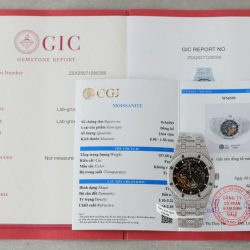 Đồng Hồ Audemars Piguet Royal Oak 15407 Chế Tác Đính Full Kim Cương Moissanite 41mm (2)