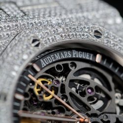 Đồng Hồ Audemars Piguet Royal Oak 15407 Chế Tác Đính Full Kim Cương Moissanite 41mm (2)