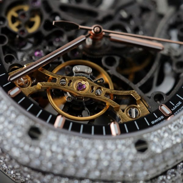 Đồng Hồ Audemars Piguet Royal Oak 15407 Chế Tác Đính Full Kim Cương Moissanite 41mm (2)