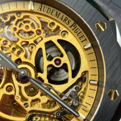 Đồng Hồ Audemars Piguet Royal Oak 15416 Replica 11 Mặt Lộ Cơ Vỏ Gốm Đen Nhà Máy THB 41mm (2)