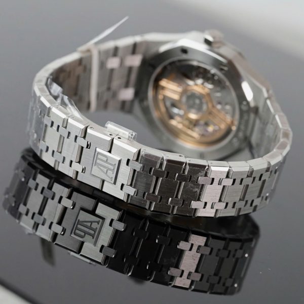Đồng Hồ Audemars Piguet Royal Oak 15510ST Chế Tác Mặt Xanh Lá Cây Viền Đính Moissanite 41mm (2)