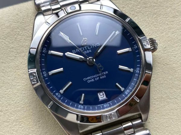 Đồng Hồ Breitling Chronomat Automatic A10380101C1A1 Replica 11 Mặt Xanh Dương Dây Kim Loại 36mm (9)
