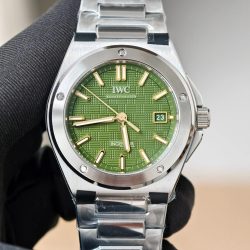 Đồng Hồ IWC Ingenieur Replica 11 Mặt Xanh Lá Cây Máy Thuỵ Sỹ Nhà Máy V7 40mm (5)