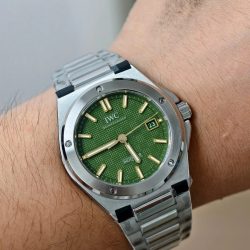 Đồng Hồ IWC Ingenieur Replica 11 Mặt Xanh Lá Cây Máy Thuỵ Sỹ Nhà Máy V7 40mm (5)