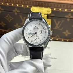 Đồng Hồ Omega Rep 11 Speedmaster Apollo 13 Silver Snoopy Cơ Cót Tay Xưởng OM 42mm (2)