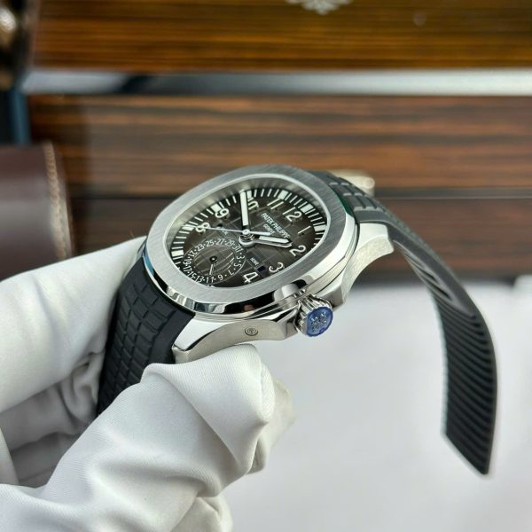 Đồng Hồ Patek Philippe Aquanaut 5164 Replica 11 Màu Xám Dây Cao Su Xưởng PPF 40 (1)