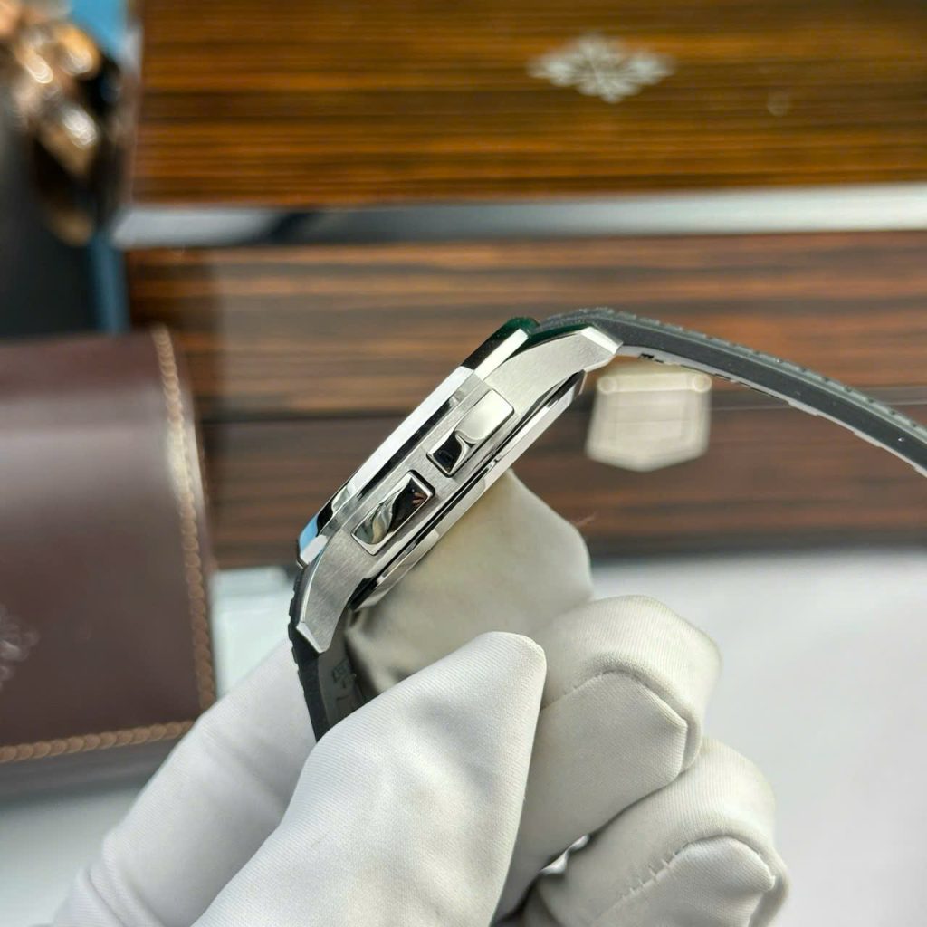 Đồng Hồ Patek Philippe Aquanaut 5164 Replica 11 Màu Xám Dây Cao Su Xưởng PPF 40 (1)