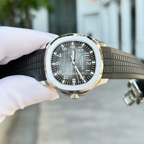 Đồng Hồ Patek Philippe Aquanaut 5167 Rep 11 Mặt Xám Dây Cao Su Nhà Máy BBF 40mm (3)