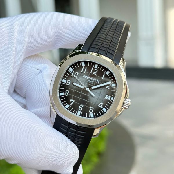 Đồng Hồ Patek Philippe Aquanaut 5167 Rep 11 Mặt Xám Dây Cao Su Nhà Máy BBF 40mm (3)