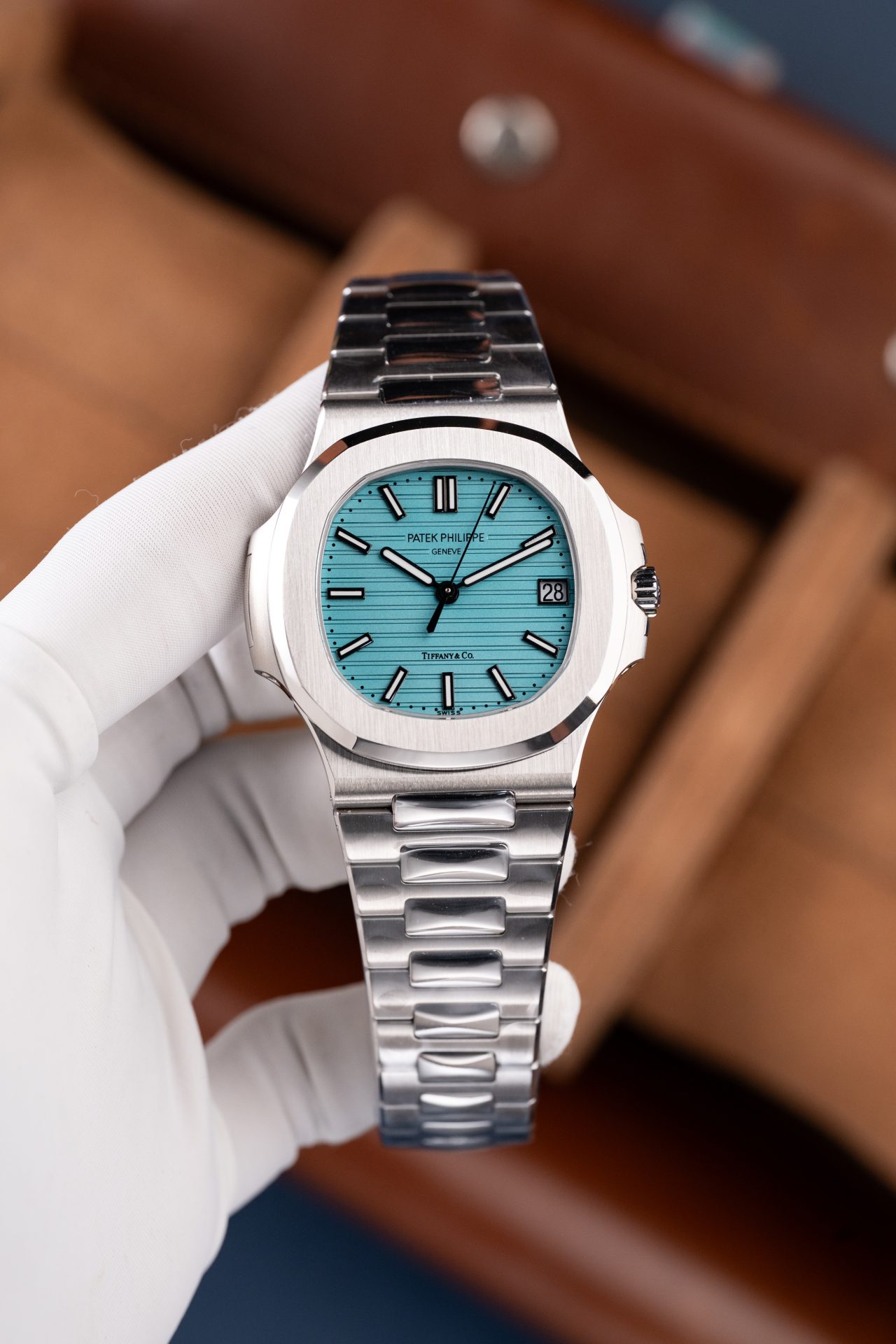 Đồng Hồ Patek Philippe Nautilus 5711 Chế Tác Mặt Tiffany Máy Khắc Nhà Máy BBF 40mm (1)
