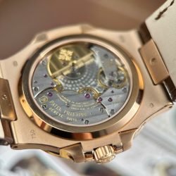 Đồng Hồ Patek Philippe Nautilus 5712R Chế Tác Mặt Xám Dây Da Lõi Máy Khắc Xưởng PPF 40mm (2)