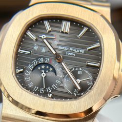 Đồng Hồ Patek Philippe Nautilus 5712R Rep 11 Mặt Xám Dây Kim Loại Máy Khắc Xưởng PPF 40mm (2)
