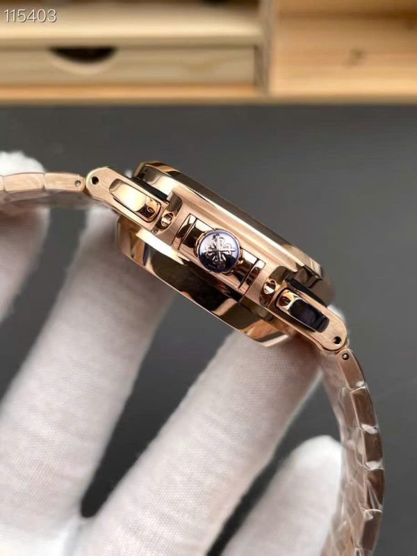 Đồng Hồ Patek Philippe Replica 11 Nautilus 5990 Mặt Xanh Dương Mạ Vàng Hồng 40 (1)