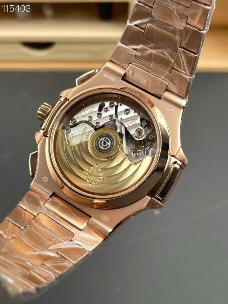 Đồng Hồ Patek Philippe Replica 11 Nautilus 5990 Mặt Xanh Dương Mạ Vàng Hồng 40 (1)