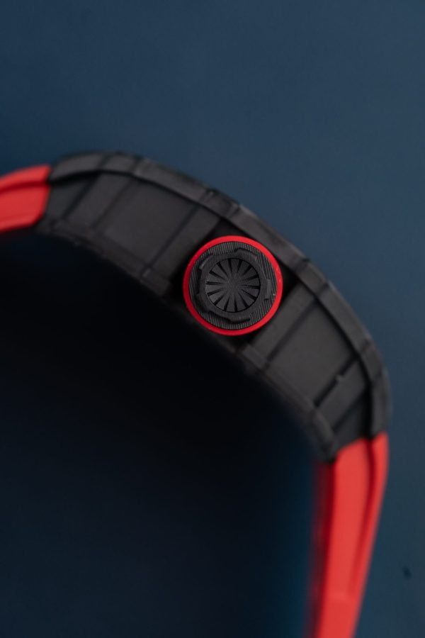 Đồng Hồ Richard Mille Chế Tác RM35-01 Rafael Nadal Màu Đỏ Vỏ Carbon NTPT Xưởng ZF 49,9x43mm (2)