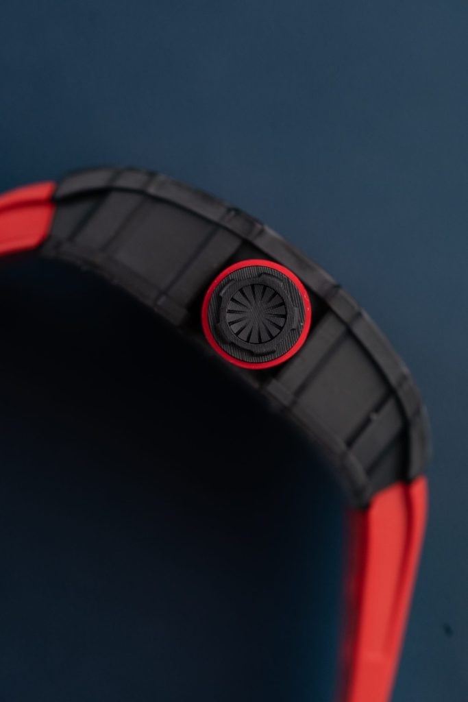 Đồng Hồ Richard Mille Chế Tác RM35-01 Rafael Nadal Màu Đỏ Vỏ Carbon NTPT Xưởng ZF 49,9x43mm (2)