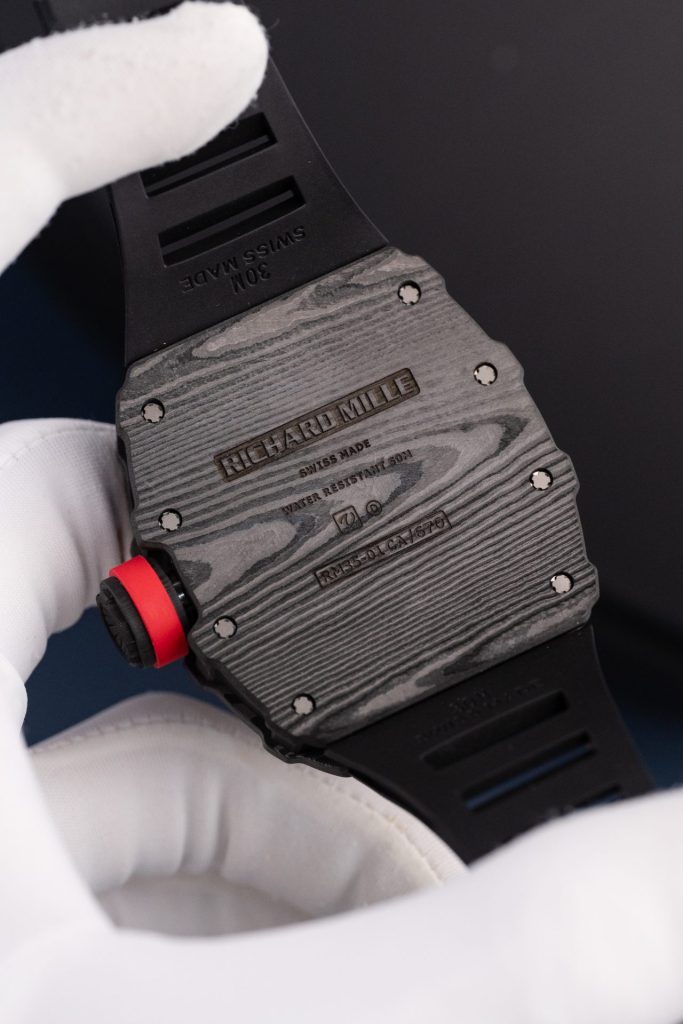 Đồng Hồ Richard Mille Chế Tác RM35-01 Rafael Nadal Vỏ Carbon NTPT Màu Đen Xưởng ZF 49,9x43mm (2)