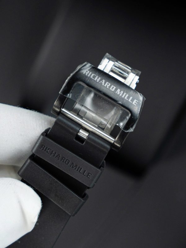 Đồng Hồ Richard Mille RM68-01 Cyril Kongo Replica 11 Vỏ Gốm Đen Dây Cao Su 45mm (2)
