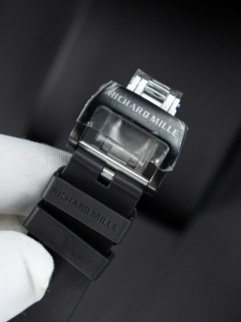 Đồng Hồ Richard Mille RM68-01 Cyril Kongo Replica 11 Vỏ Gốm Đen Dây Cao Su 45mm (2)