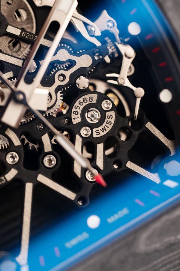 Đồng Hồ Richard Mille Rep 11 RM35-01 Rafael Nadal Vỏ Carbon NTPT Dây Cao Su Trắng Xưởng ZF 49,9x43mm (2)