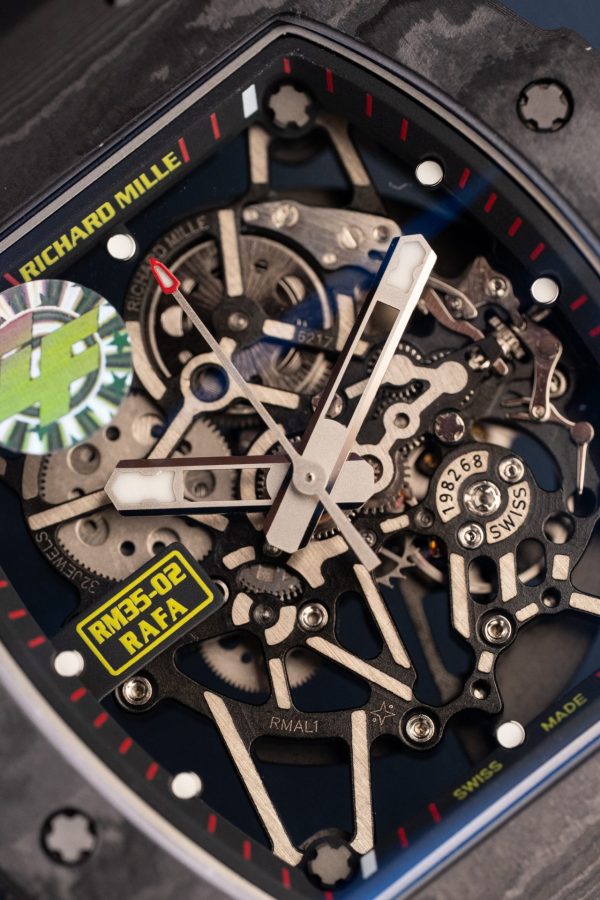 Đồng Hồ Richard Mille Rm35-02 Màu Đen Chế Tác Vỏ Carbon Siêu Nhẹ Xưởng ZF 44mm (1)