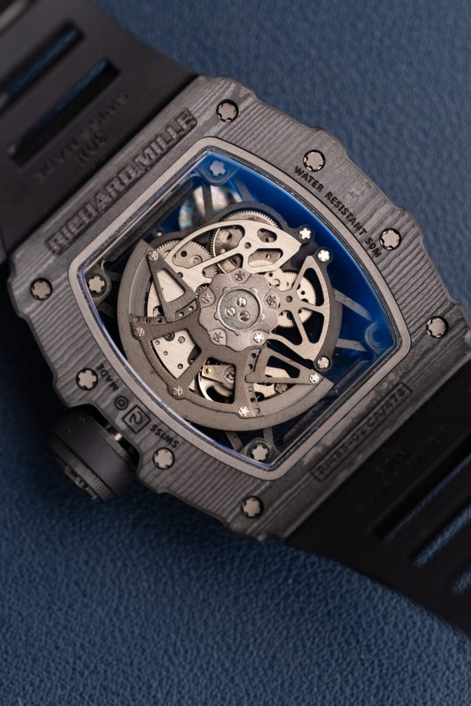 Đồng Hồ Richard Mille Rm35-02 Màu Đen Chế Tác Vỏ Carbon Siêu Nhẹ Xưởng ZF 44mm (1)