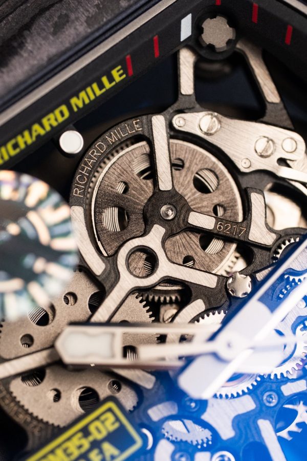 Đồng Hồ Richard Mille Rm35-02 Màu Đỏ Rep Cao Cấp Vỏ Carbon Siêu Nhẹ Nhà Máy ZF 44mm (1)