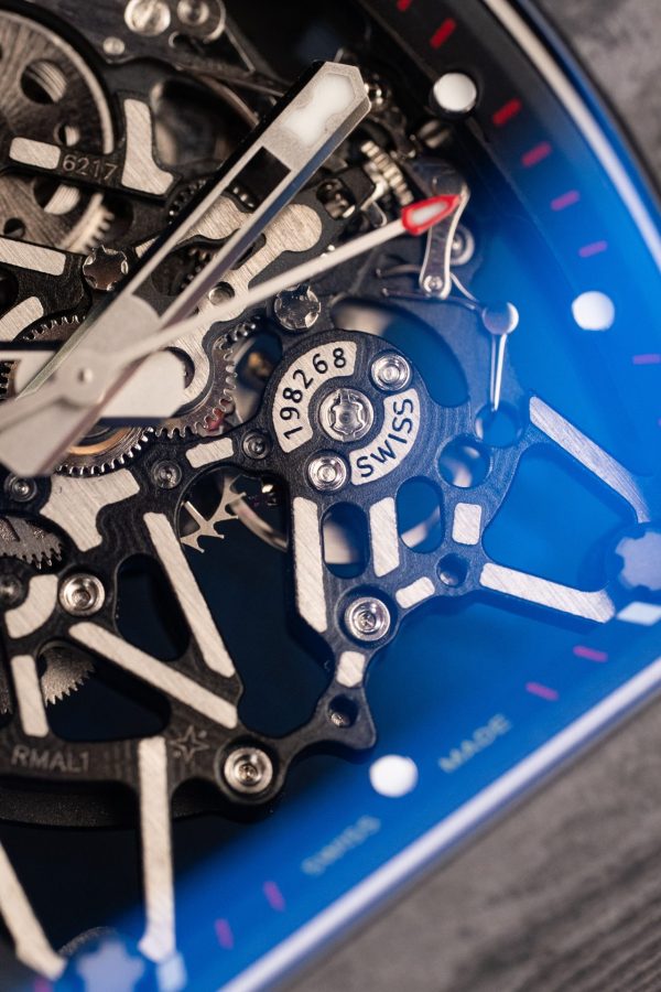 Đồng Hồ Richard Mille Rm35-02 Màu Đỏ Rep Cao Cấp Vỏ Carbon Siêu Nhẹ Nhà Máy ZF 44mm (1)