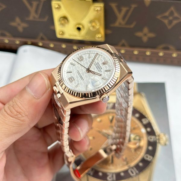 Đồng Hồ Rolex Land-Dweller 127235 Replica 11 Mặt Trắng Máy Cơ Tự Đông Xưởng 36mm (2)