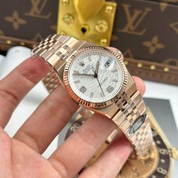 Đồng Hồ Rolex Land-Dweller 127235 Replica 11 Mặt Trắng Máy Cơ Tự Đông Xưởng 36mm (2)