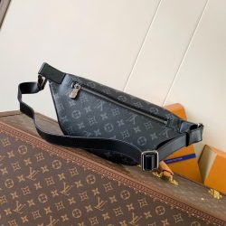 Túi Đeo Hông Louis Vuitton Siêu Cấp LV Discovery Họa Tiết Monogram Màu Xám 44x15x9cm (2)