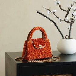 Túi Xách Nữ Chanel Kelly Siêu Cấp Màu Đỏ Đính Cườm 20cm (2)