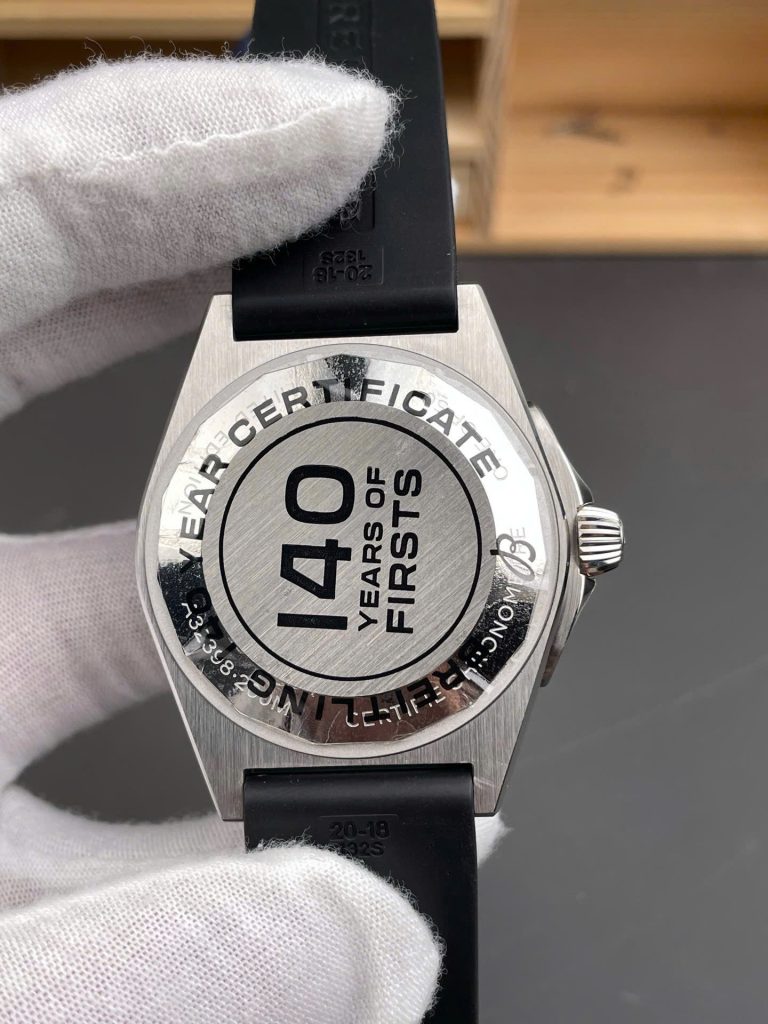 Đồng Hồ Breitling Chronomat P32398101C1S1 Replica 11 Mặt Xám Dây Cao Su 40mm (2)
