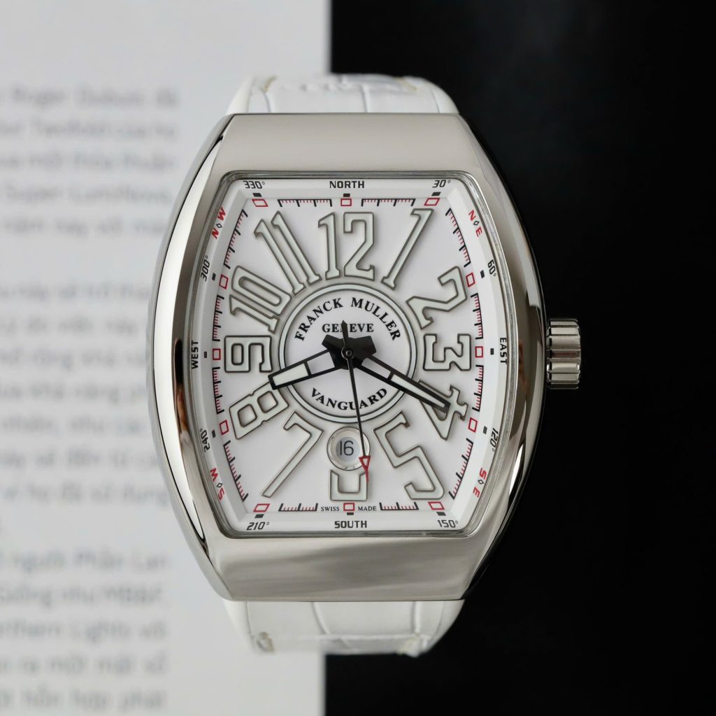 Đồng Hồ Franck Muller V45 Replica 11 Màu Trắng Máy Cơ Tự Động Xưởng ABF 45mm (2)