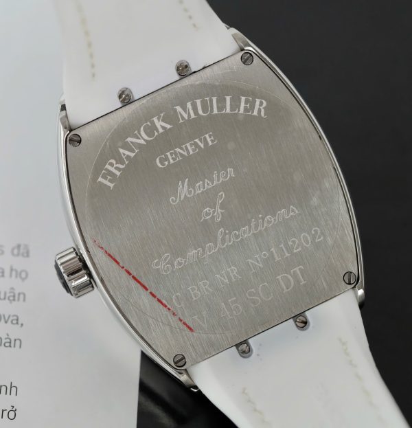 Đồng Hồ Franck Muller V45 Replica 11 Màu Trắng Máy Cơ Tự Động Xưởng ABF 45mm (2)