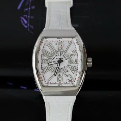 Đồng Hồ Franck Muller V45 Replica 11 Màu Trắng Máy Cơ Tự Động Xưởng ABF 45mm (2)