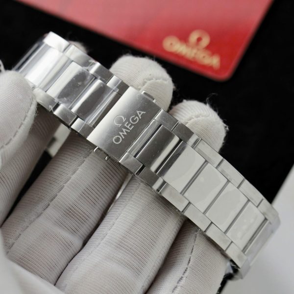 Đồng Hồ Omega Seamaster Aqua Terra 150M Replica 11 Mặt Đen Kẻ Sọc Ngang Nhà Máy VS 41mm (2)