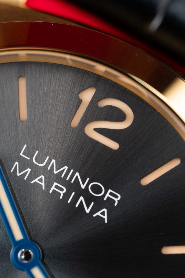Đồng Hồ Panerai Luminor Marina PAM1115 Replica 11 Mạ Vàng Hồng Mặt Xám Nhà Máy VS 44mm (2)