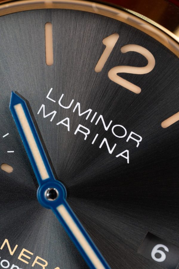 Đồng Hồ Panerai Luminor Marina PAM1115 Replica 11 Mạ Vàng Hồng Mặt Xám Nhà Máy VS 44mm (2)